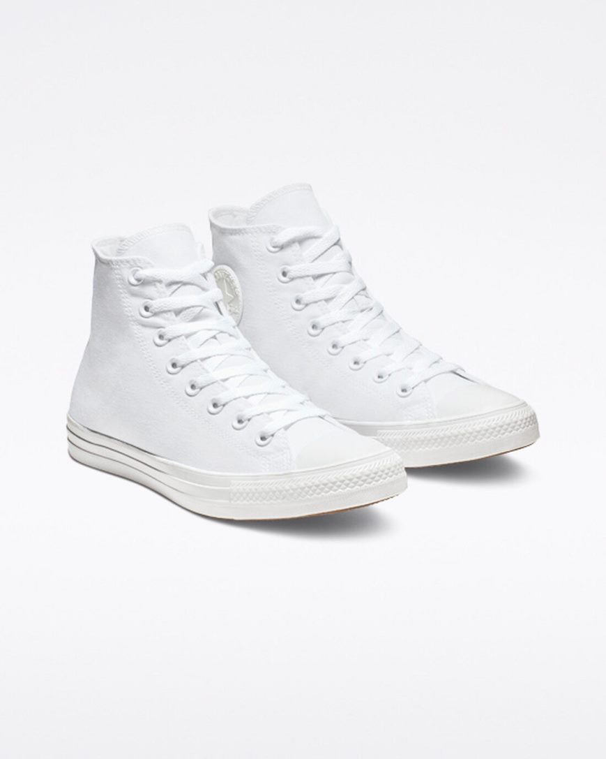 Converse Chuck Taylor All Star Classic Høye Sko Herre Hvite | 637OJMSZP