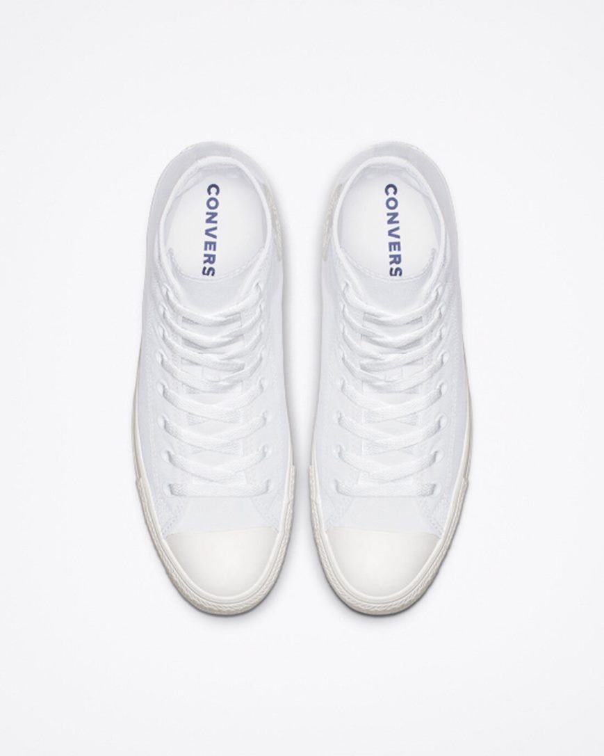 Converse Chuck Taylor All Star Classic Høye Sko Herre Hvite | 637OJMSZP
