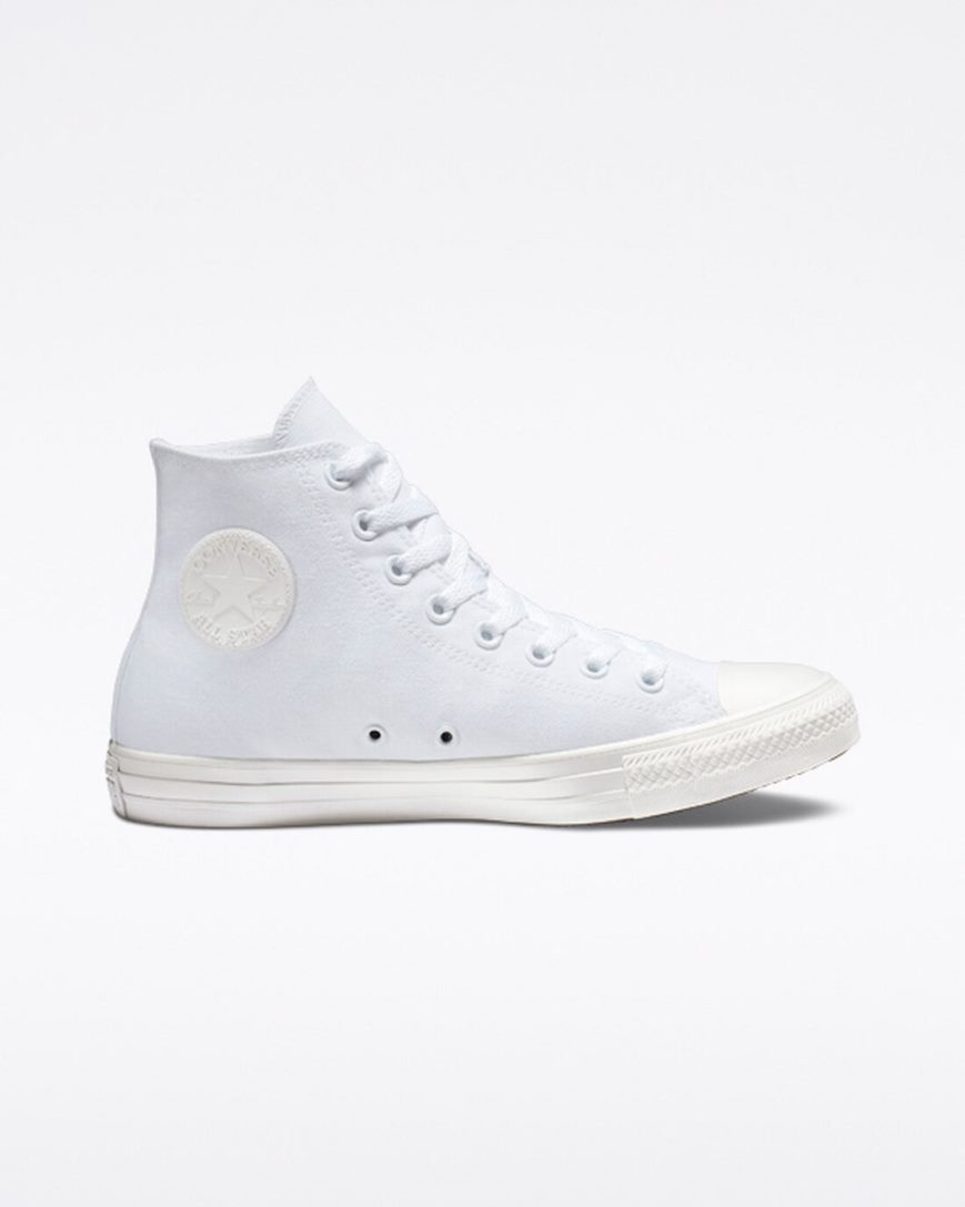 Converse Chuck Taylor All Star Classic Høye Sko Herre Hvite | 637OJMSZP