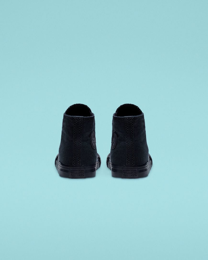 Converse Chuck Taylor All Star Classic Høye Sko Gutt Svarte | 780BPZUFN