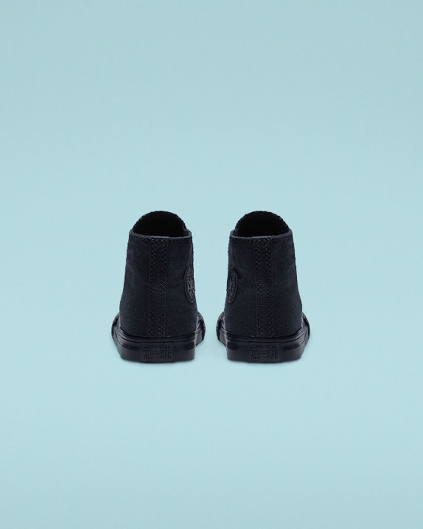 Converse Chuck Taylor All Star Classic Høye Sko Gutt Svarte | 780BPZUFN