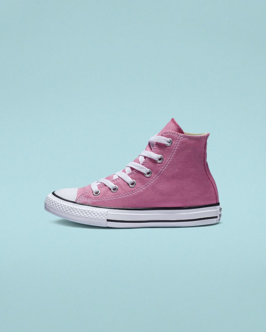 Converse Chuck Taylor All Star Classic Høye Sko Jente Rosa | 817GEJPWI
