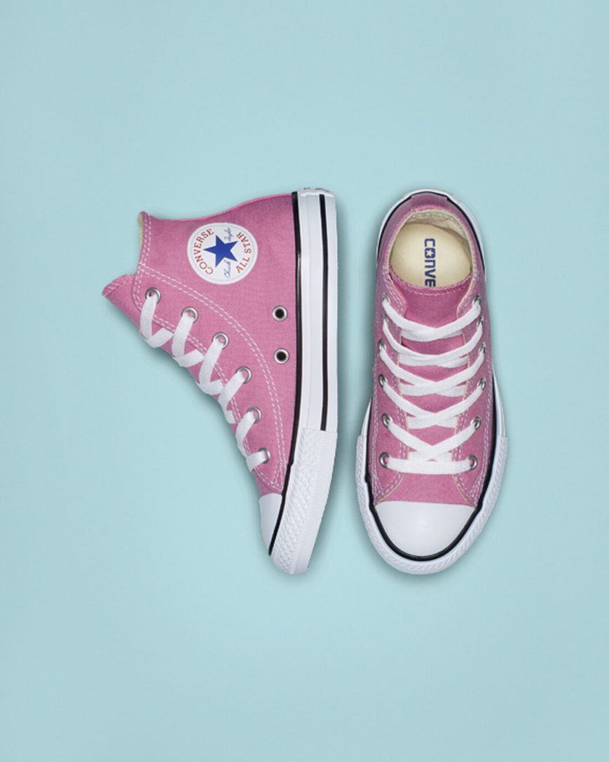 Converse Chuck Taylor All Star Classic Høye Sko Jente Rosa | 817GEJPWI