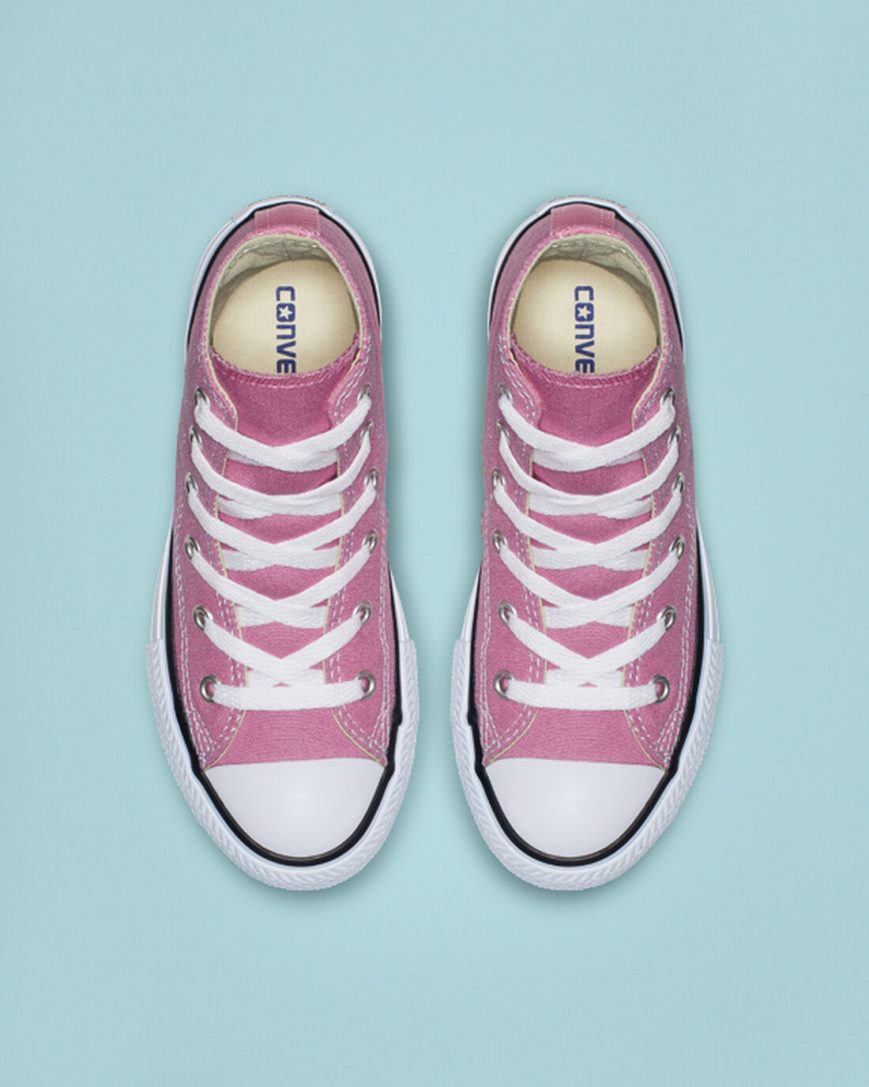 Converse Chuck Taylor All Star Classic Høye Sko Jente Rosa | 817GEJPWI