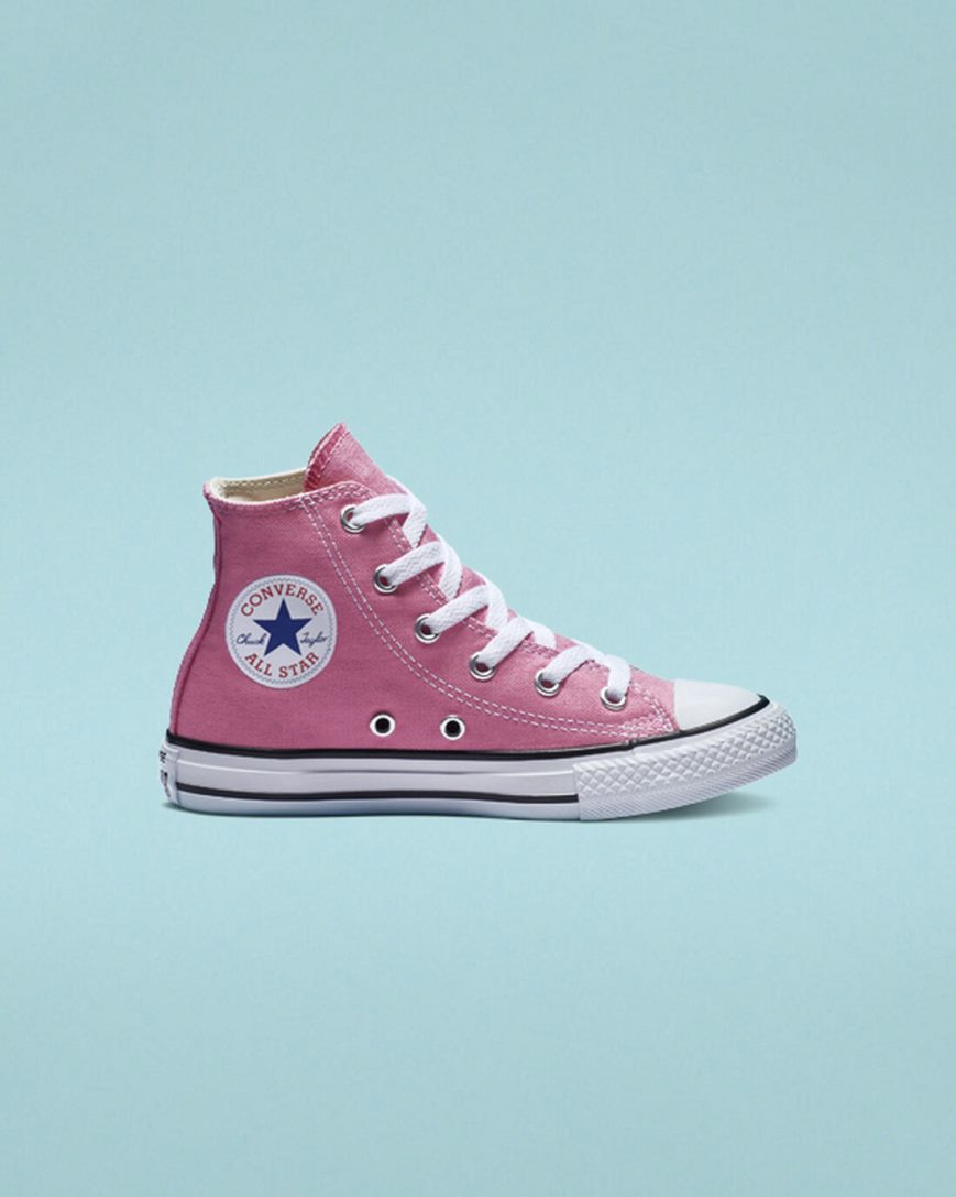 Converse Chuck Taylor All Star Classic Høye Sko Jente Rosa | 817GEJPWI