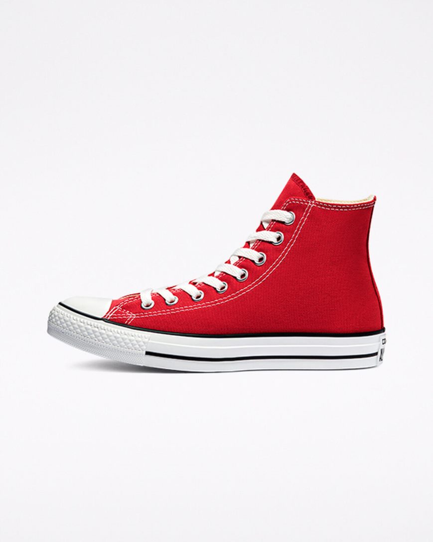Converse Chuck Taylor All Star Classic Høye Sko Herre Rød | 847SKNFDP