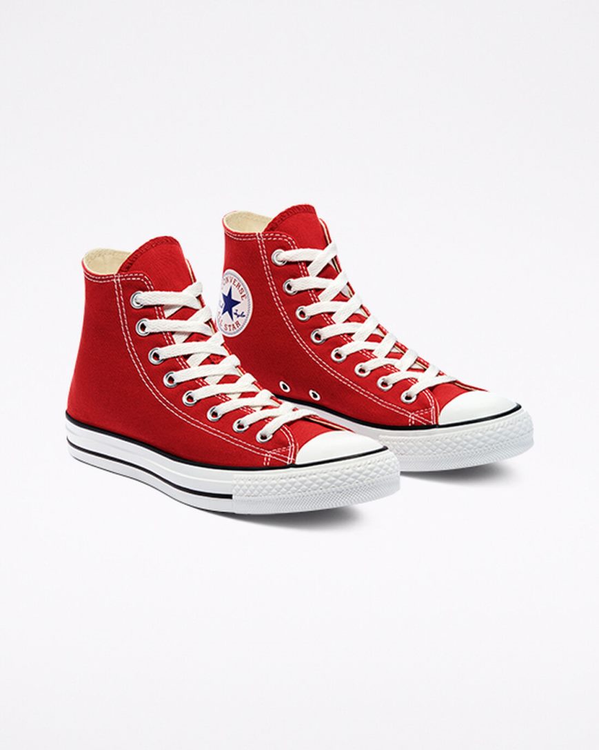 Converse Chuck Taylor All Star Classic Høye Sko Herre Rød | 847SKNFDP