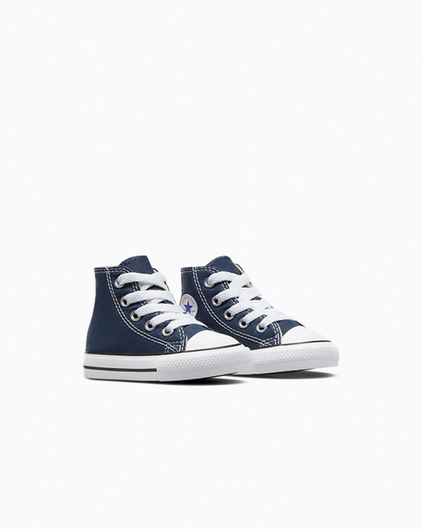 Converse Chuck Taylor All Star Classic Høye Sko Jente Marineblå | 851MIXRHP