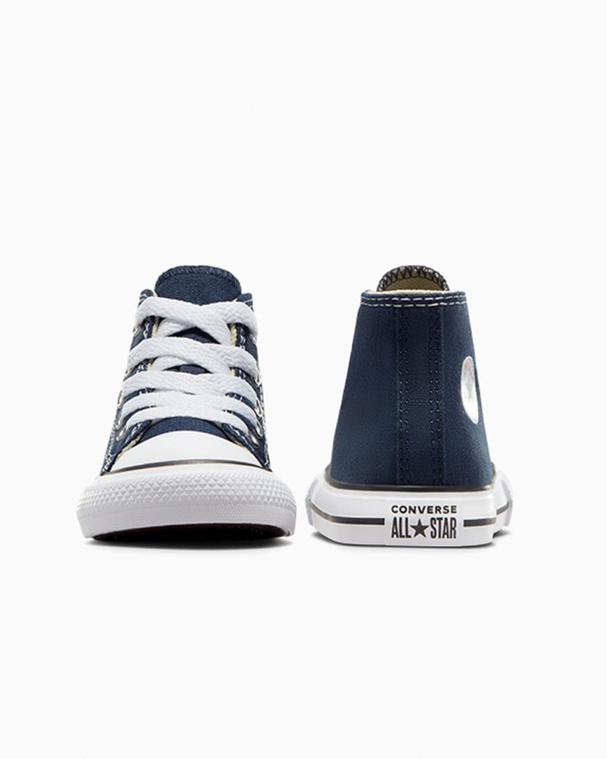 Converse Chuck Taylor All Star Classic Høye Sko Jente Marineblå | 851MIXRHP