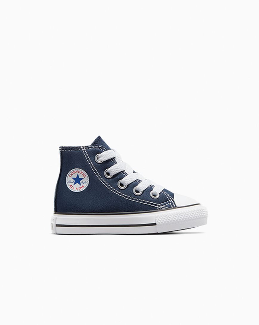 Converse Chuck Taylor All Star Classic Høye Sko Jente Marineblå | 851MIXRHP