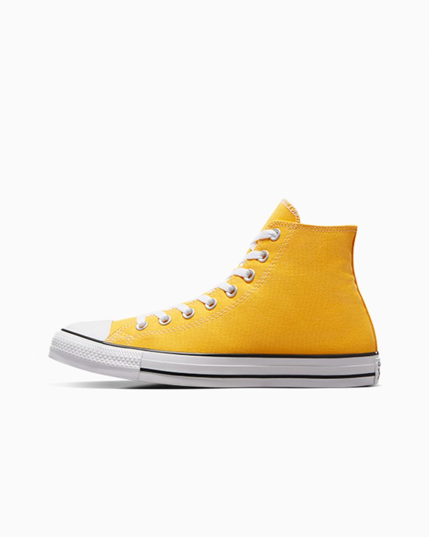 Converse Chuck Taylor All Star Classic Høye Sko Dame Sitron | 892SGLROJ