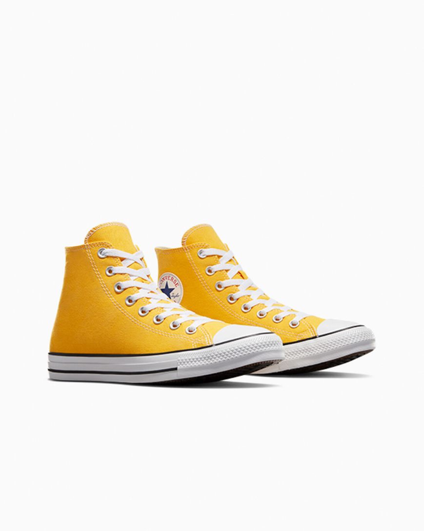 Converse Chuck Taylor All Star Classic Høye Sko Dame Sitron | 892SGLROJ