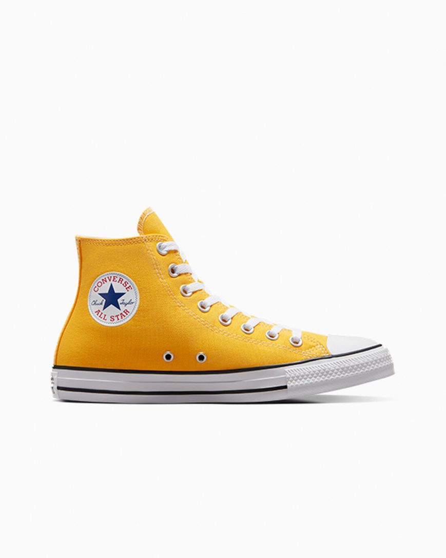 Converse Chuck Taylor All Star Classic Høye Sko Dame Sitron | 892SGLROJ