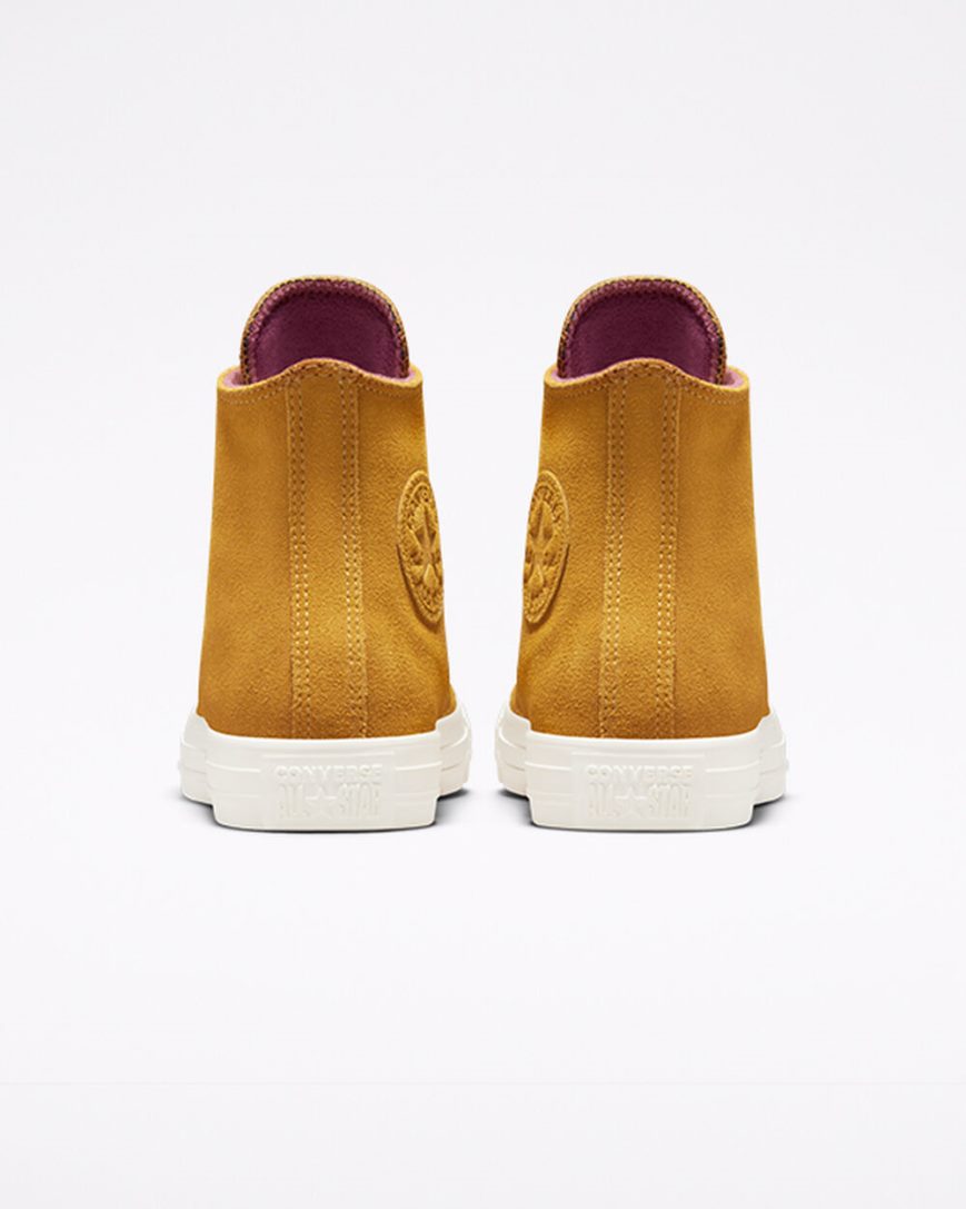 Converse Chuck Taylor All Star Classic Høye Sko Dame Gul | 930YXDJTO