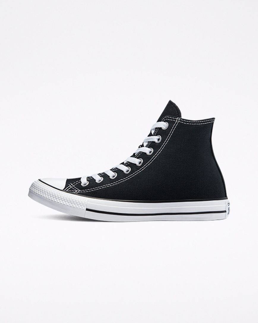 Converse Chuck Taylor All Star Classic Høye Sko Dame Svarte | 967KHYSUF