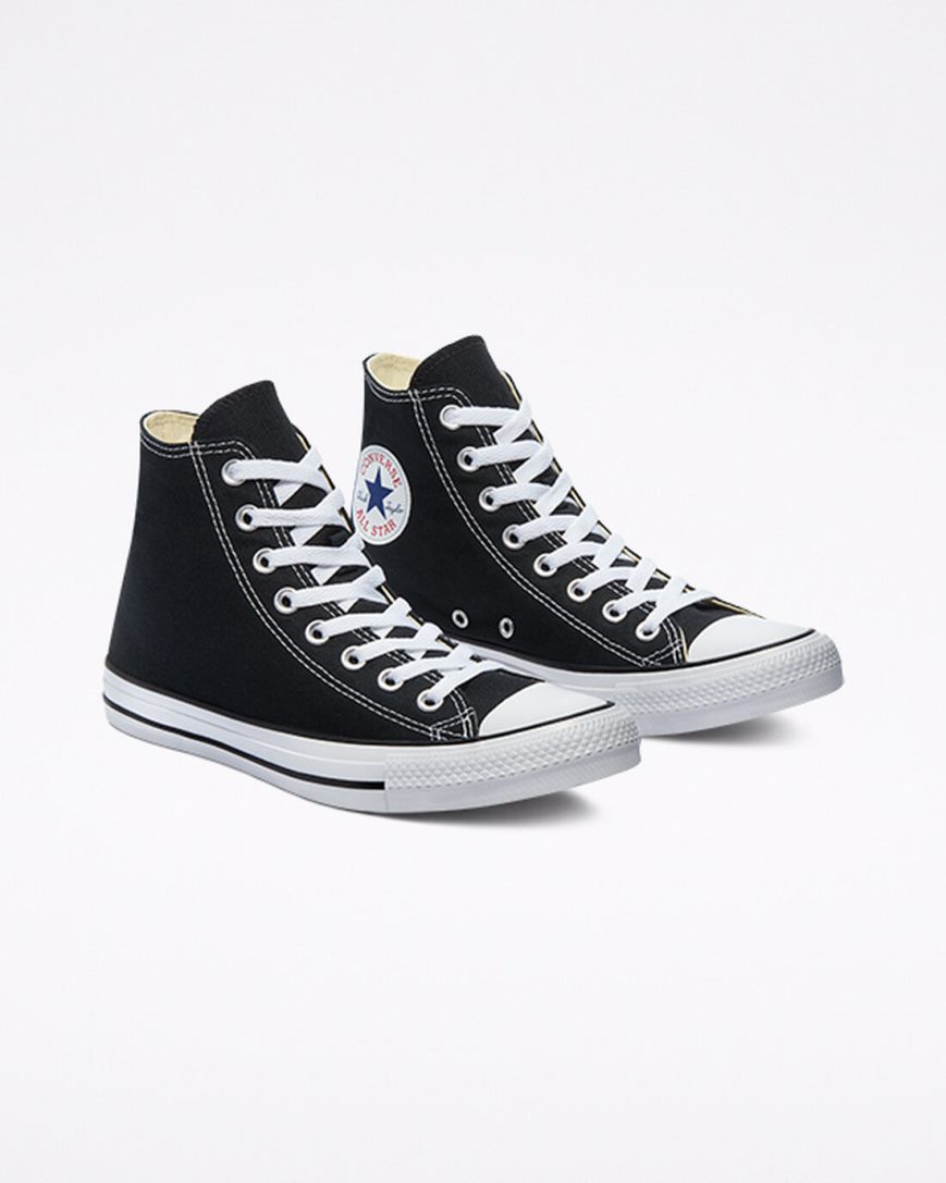 Converse Chuck Taylor All Star Classic Høye Sko Dame Svarte | 967KHYSUF
