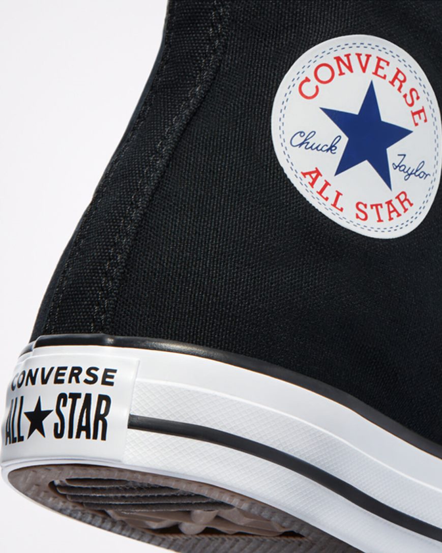 Converse Chuck Taylor All Star Classic Høye Sko Dame Svarte | 967KHYSUF