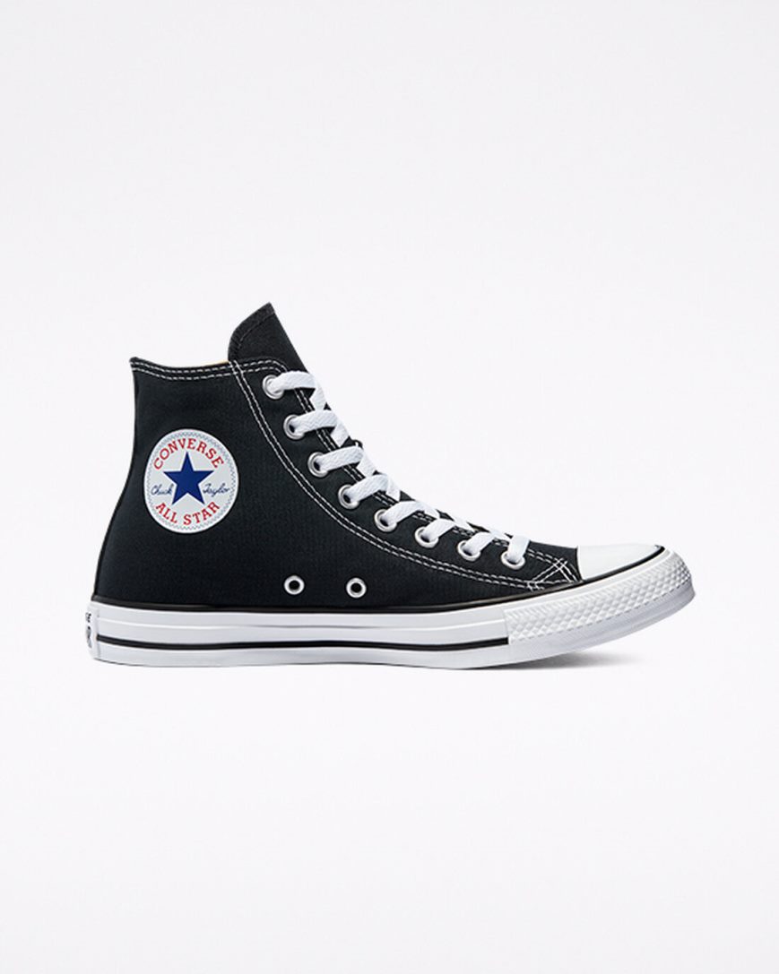 Converse Chuck Taylor All Star Classic Høye Sko Dame Svarte | 967KHYSUF