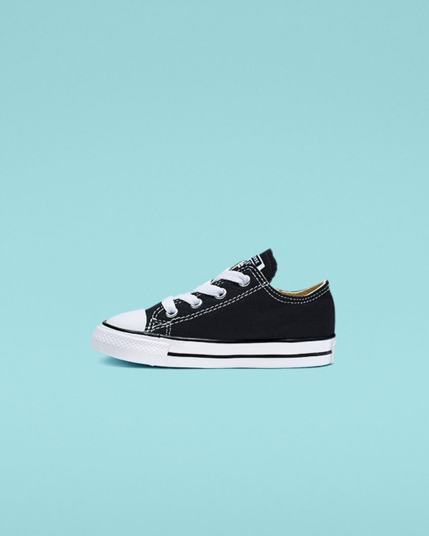 Converse Chuck Taylor All Star Classic Lave Sko Gutt Svarte | 086MKJOQF