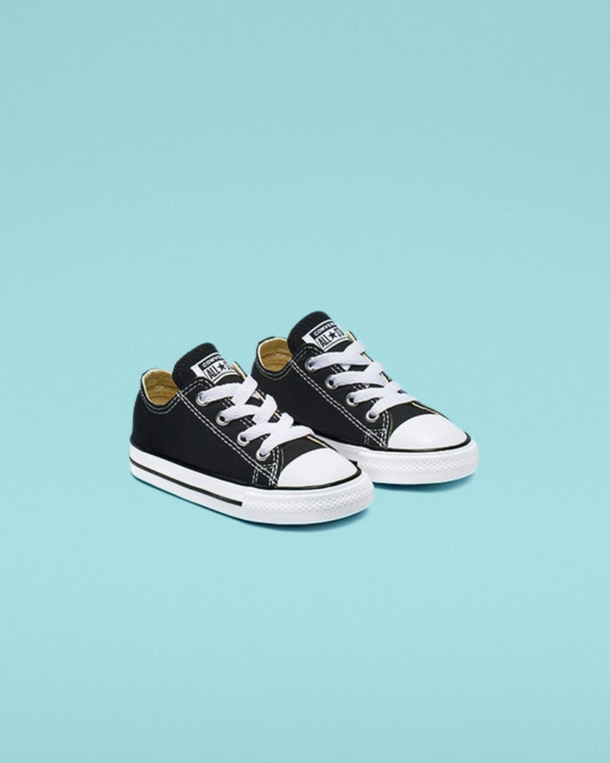 Converse Chuck Taylor All Star Classic Lave Sko Gutt Svarte | 086MKJOQF
