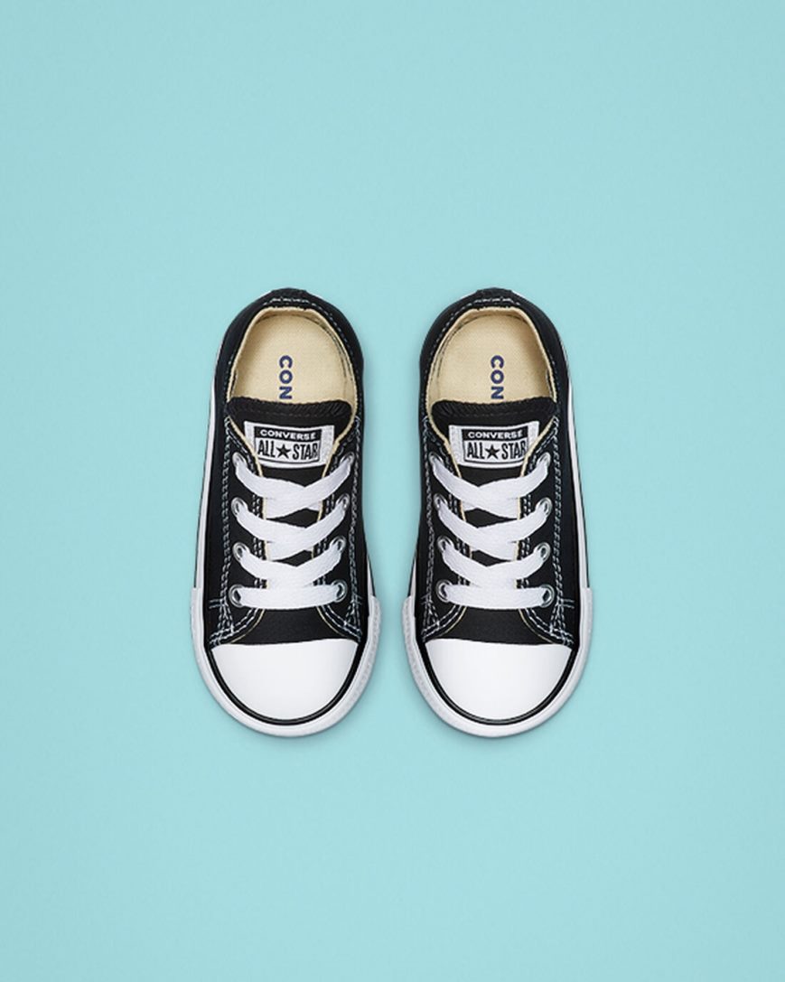 Converse Chuck Taylor All Star Classic Lave Sko Gutt Svarte | 086MKJOQF