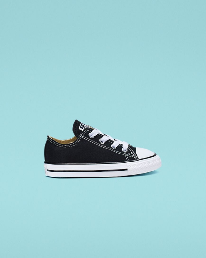 Converse Chuck Taylor All Star Classic Lave Sko Gutt Svarte | 086MKJOQF