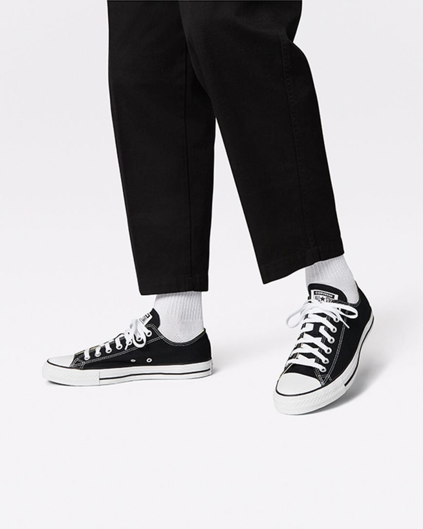 Converse Chuck Taylor All Star Classic Lave Sko Herre Svarte | 142NHTMDW