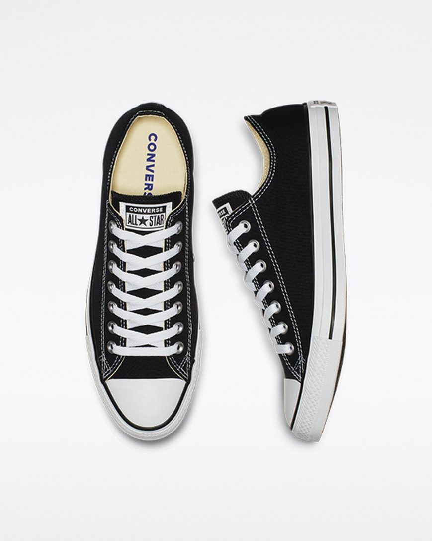 Converse Chuck Taylor All Star Classic Lave Sko Herre Svarte | 142NHTMDW