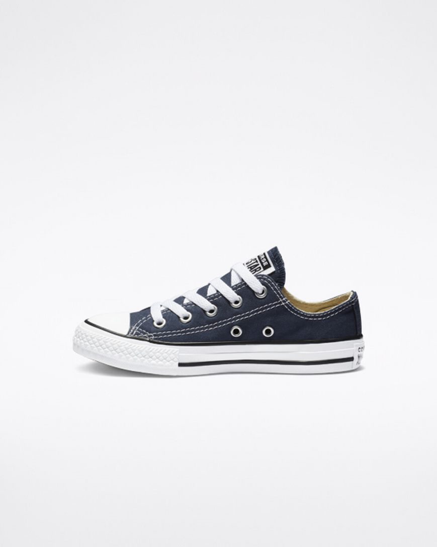 Converse Chuck Taylor All Star Classic Lave Sko Gutt Marineblå | 236COEGAW