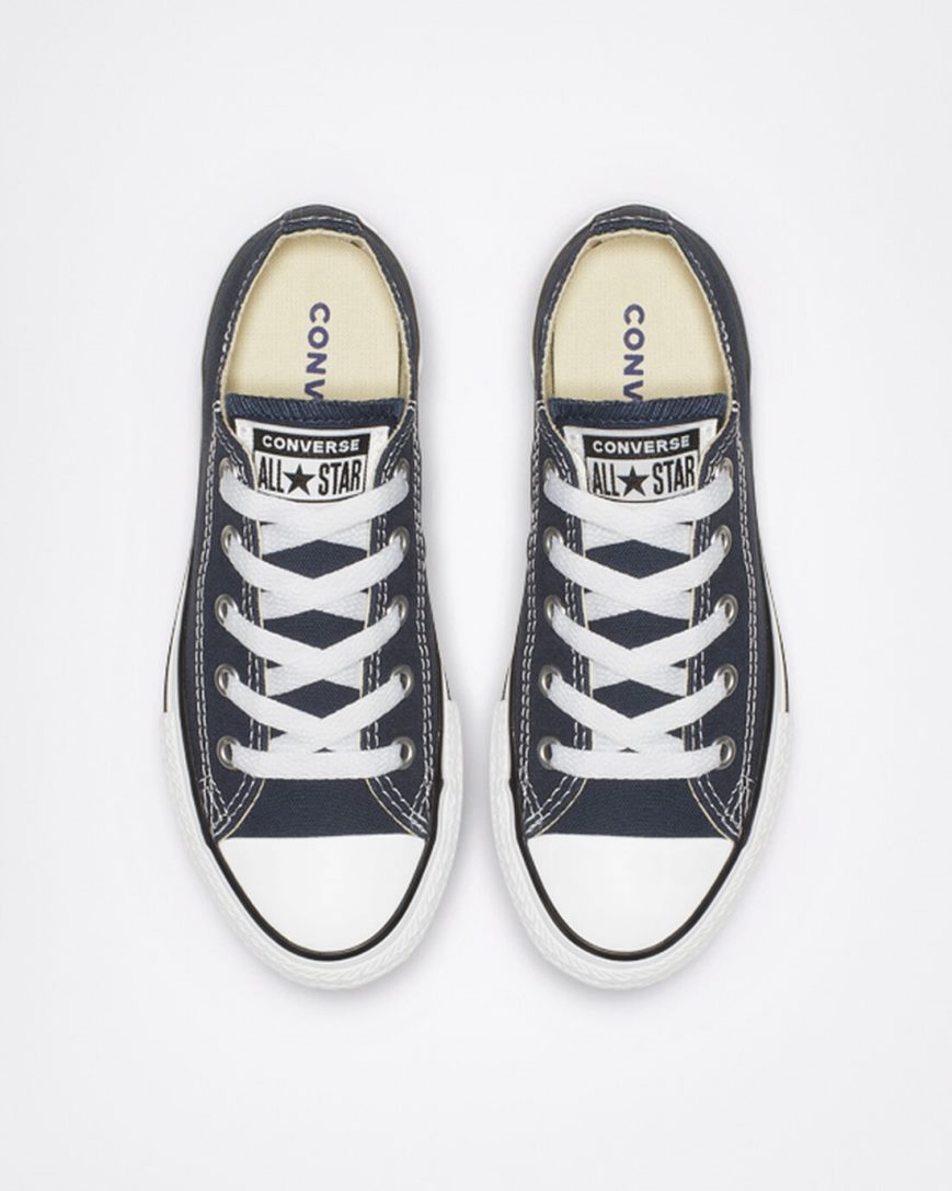 Converse Chuck Taylor All Star Classic Lave Sko Gutt Marineblå | 236COEGAW
