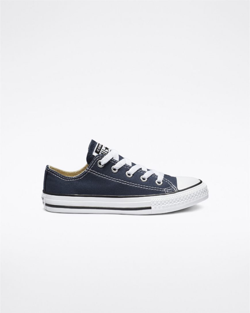 Converse Chuck Taylor All Star Classic Lave Sko Gutt Marineblå | 236COEGAW