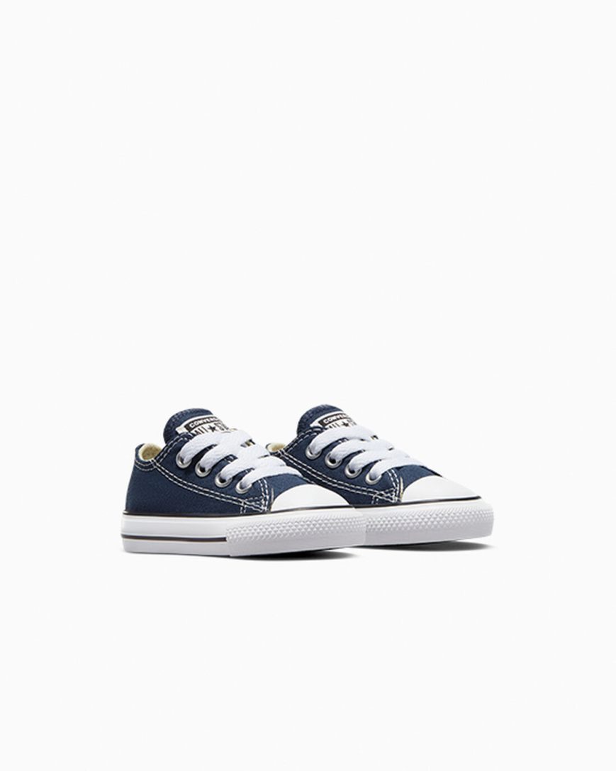 Converse Chuck Taylor All Star Classic Lave Sko Jente Marineblå | 238CXAZVP