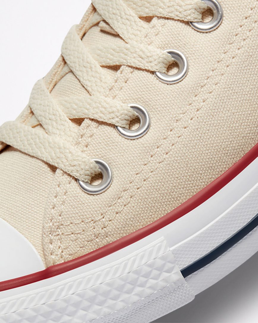 Converse Chuck Taylor All Star Classic Lave Sko Herre Beige Hvite | 348BIEVXF