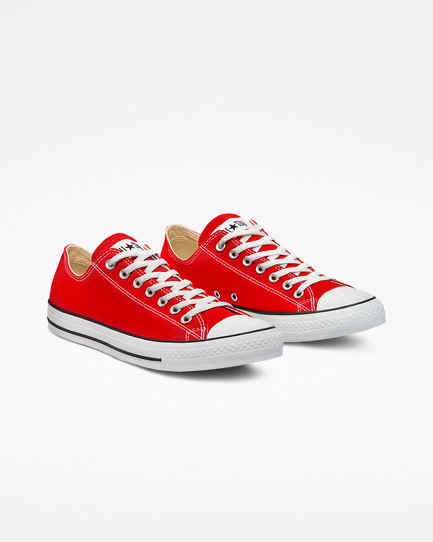 Converse Chuck Taylor All Star Classic Lave Sko Herre Rød | 380TBVFZD