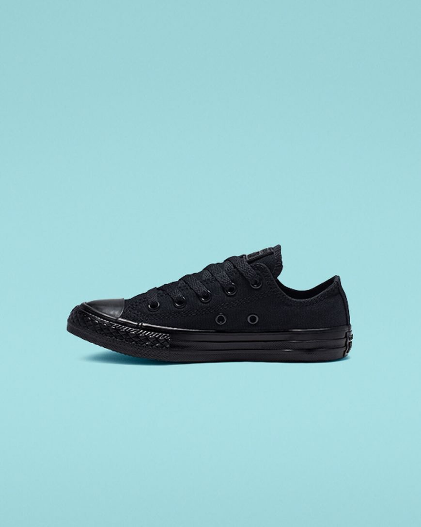 Converse Chuck Taylor All Star Classic Lave Sko Gutt Svarte | 430MKLQXN