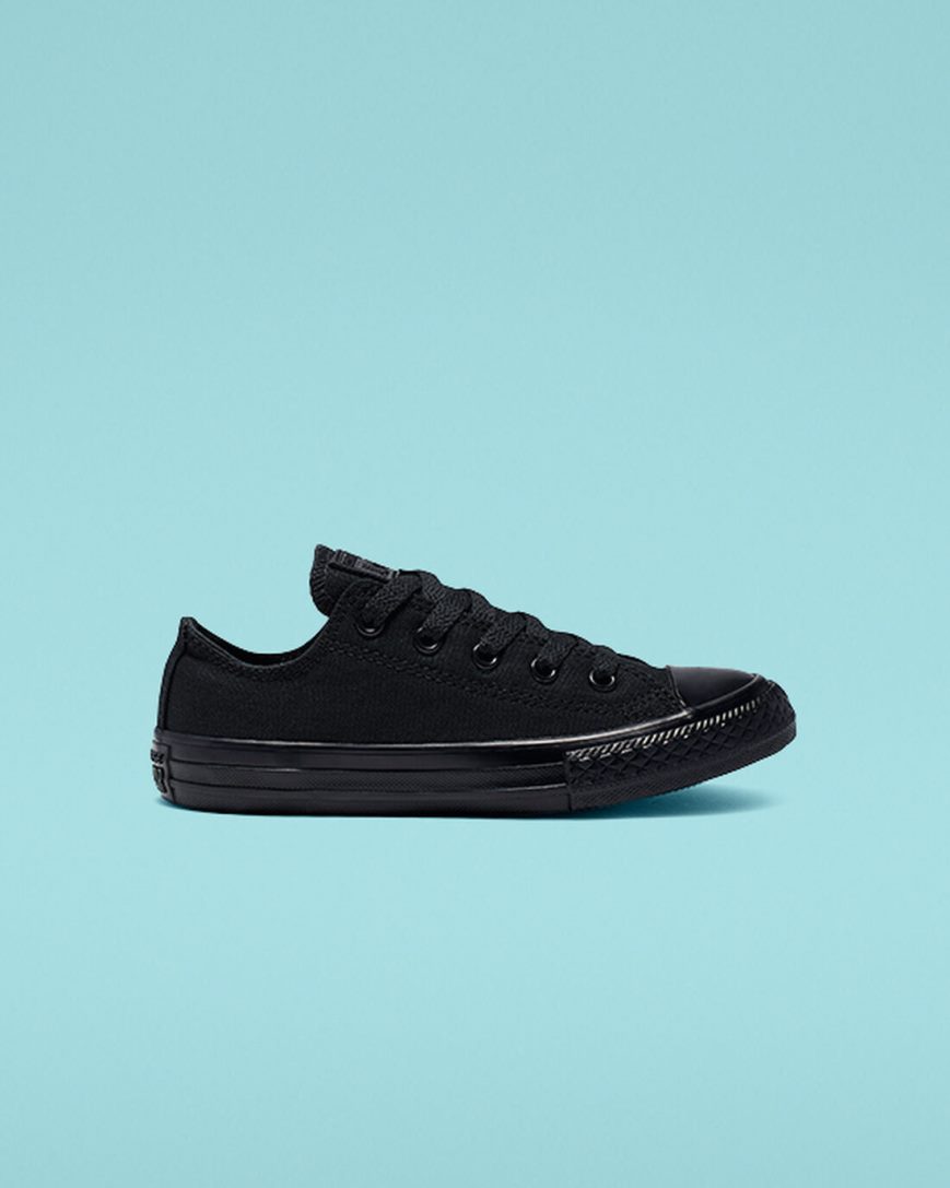 Converse Chuck Taylor All Star Classic Lave Sko Gutt Svarte | 430MKLQXN