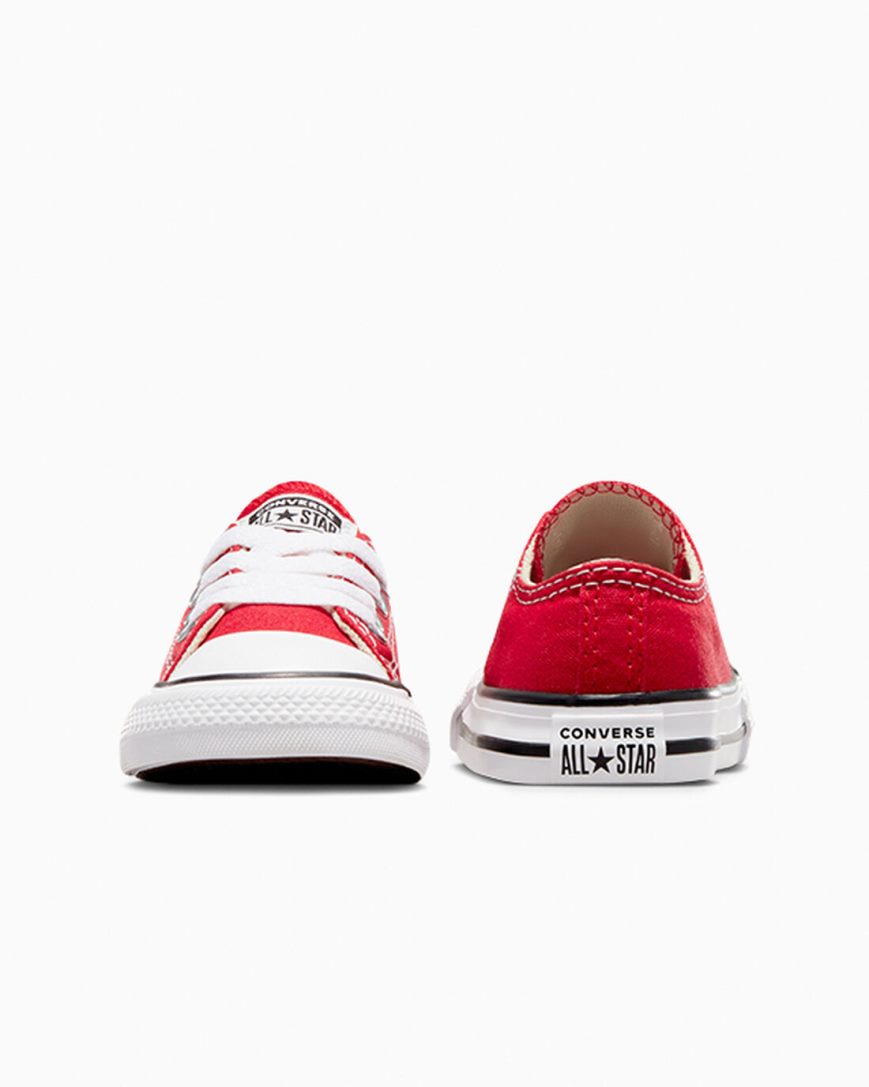 Converse Chuck Taylor All Star Classic Lave Sko Gutt Rød | 451HGCWBT