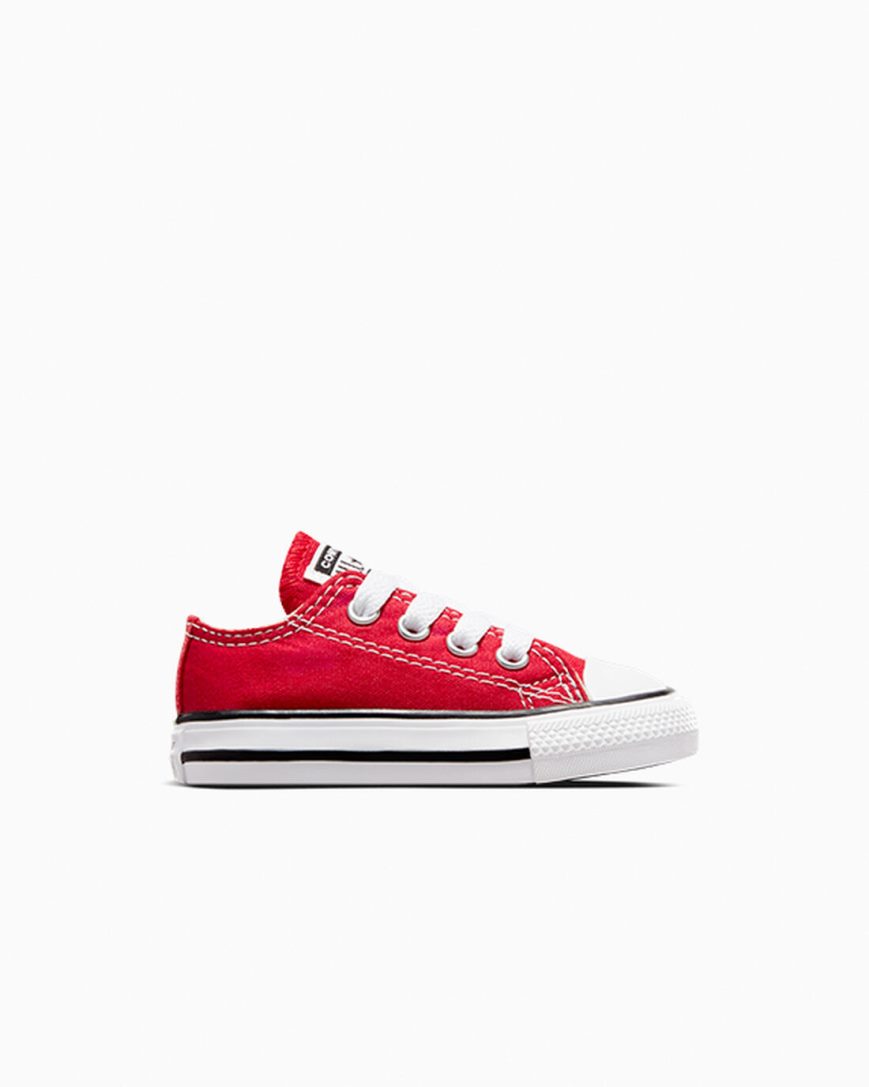 Converse Chuck Taylor All Star Classic Lave Sko Gutt Rød | 451HGCWBT