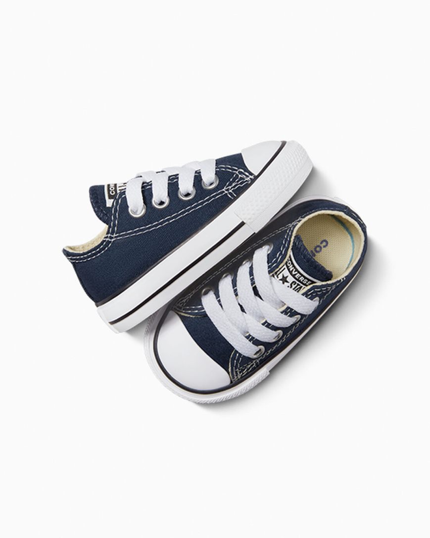 Converse Chuck Taylor All Star Classic Lave Sko Gutt Marineblå | 467TQNDCL
