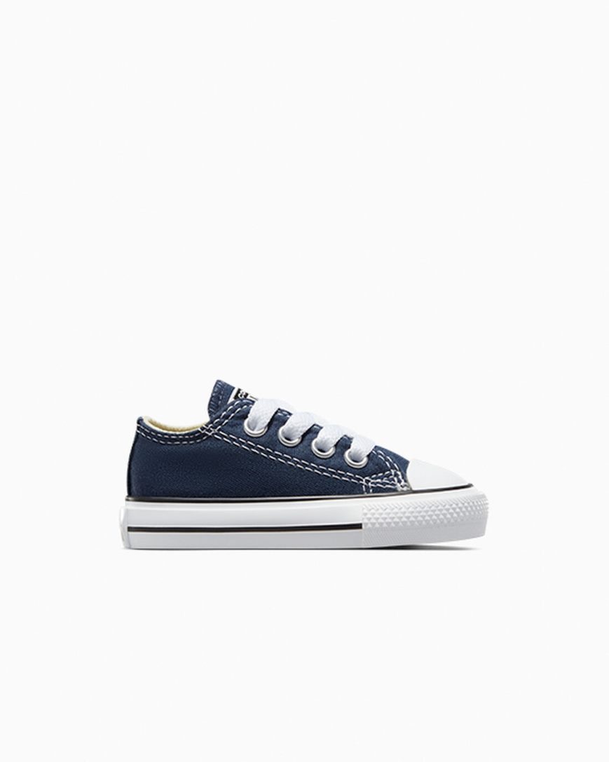Converse Chuck Taylor All Star Classic Lave Sko Gutt Marineblå | 467TQNDCL