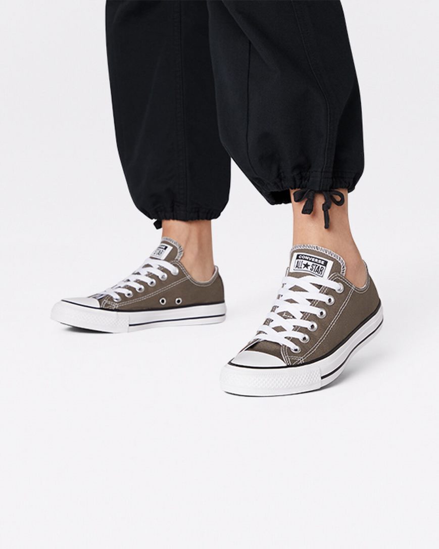 Converse Chuck Taylor All Star Classic Lave Sko Dame Dyp Grå | 530GNFTBZ