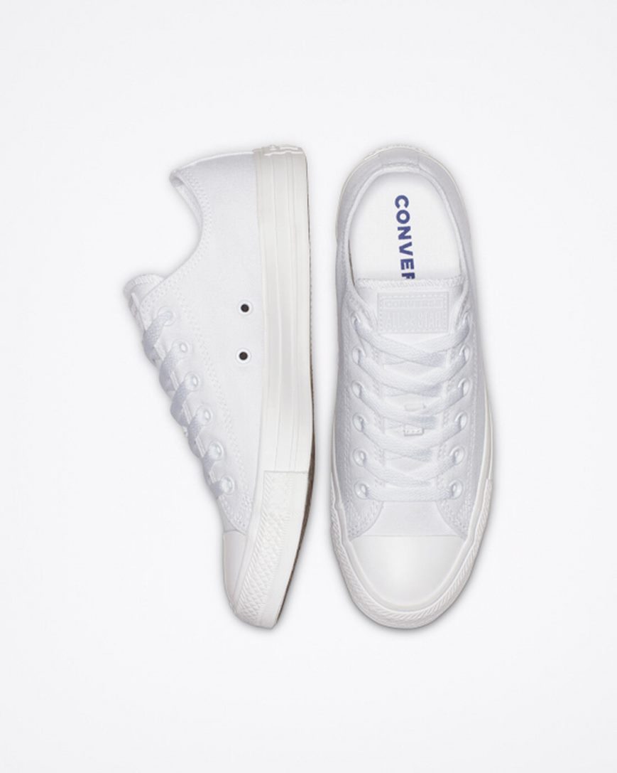 Converse Chuck Taylor All Star Classic Lave Sko Herre Hvite | 623YVLINR