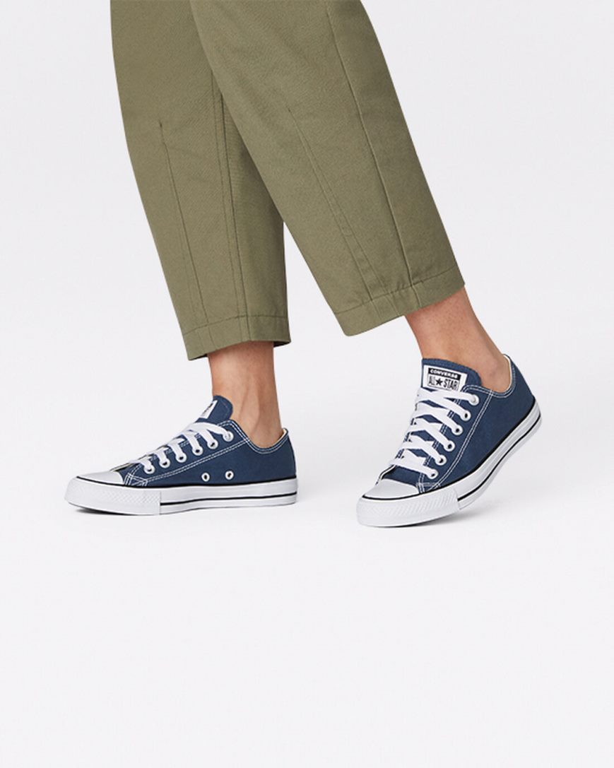 Converse Chuck Taylor All Star Classic Lave Sko Herre Marineblå | 635TFUOYZ