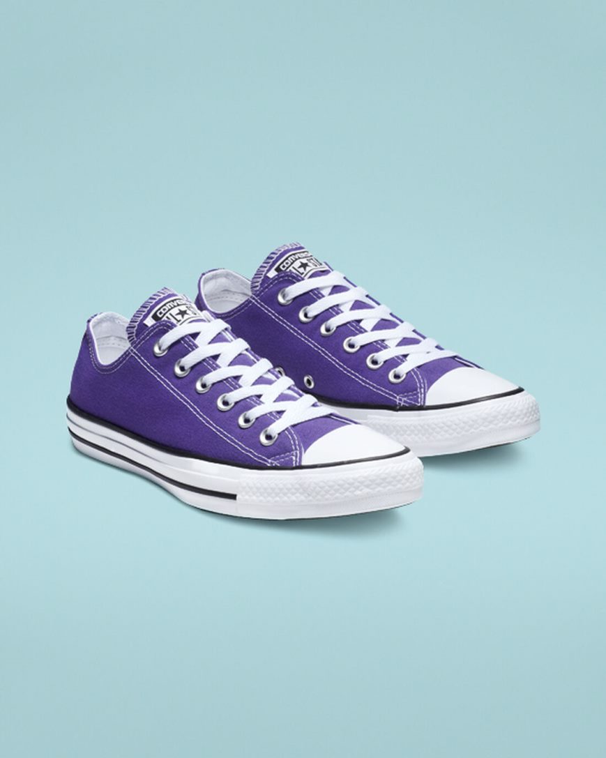 Converse Chuck Taylor All Star Classic Lave Sko Herre Lilla | 704NEQRLA