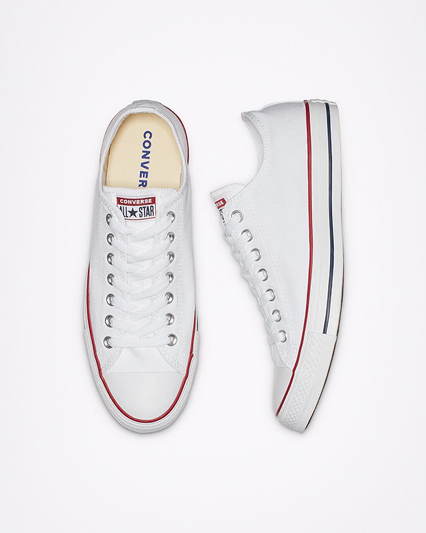 Converse Chuck Taylor All Star Classic Lave Sko Herre Hvite | 706MSPLBG