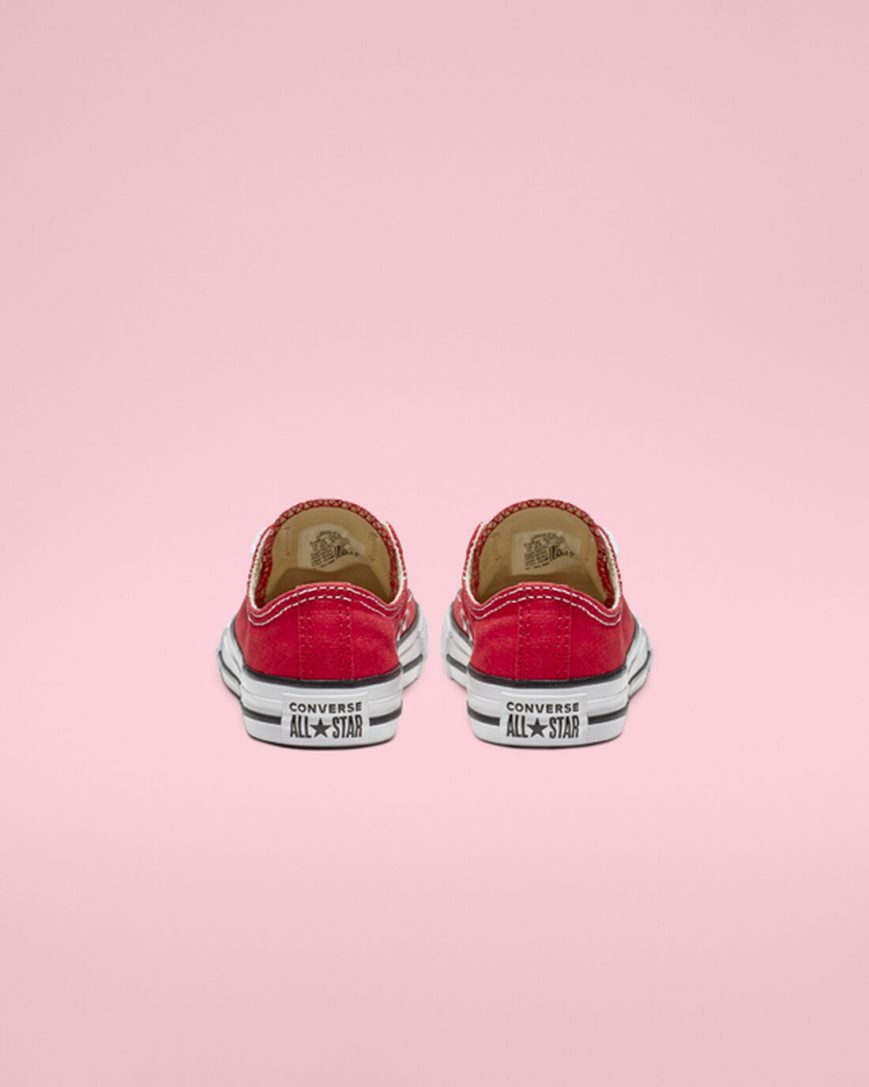 Converse Chuck Taylor All Star Classic Lave Sko Jente Rød | 817WRIXVF