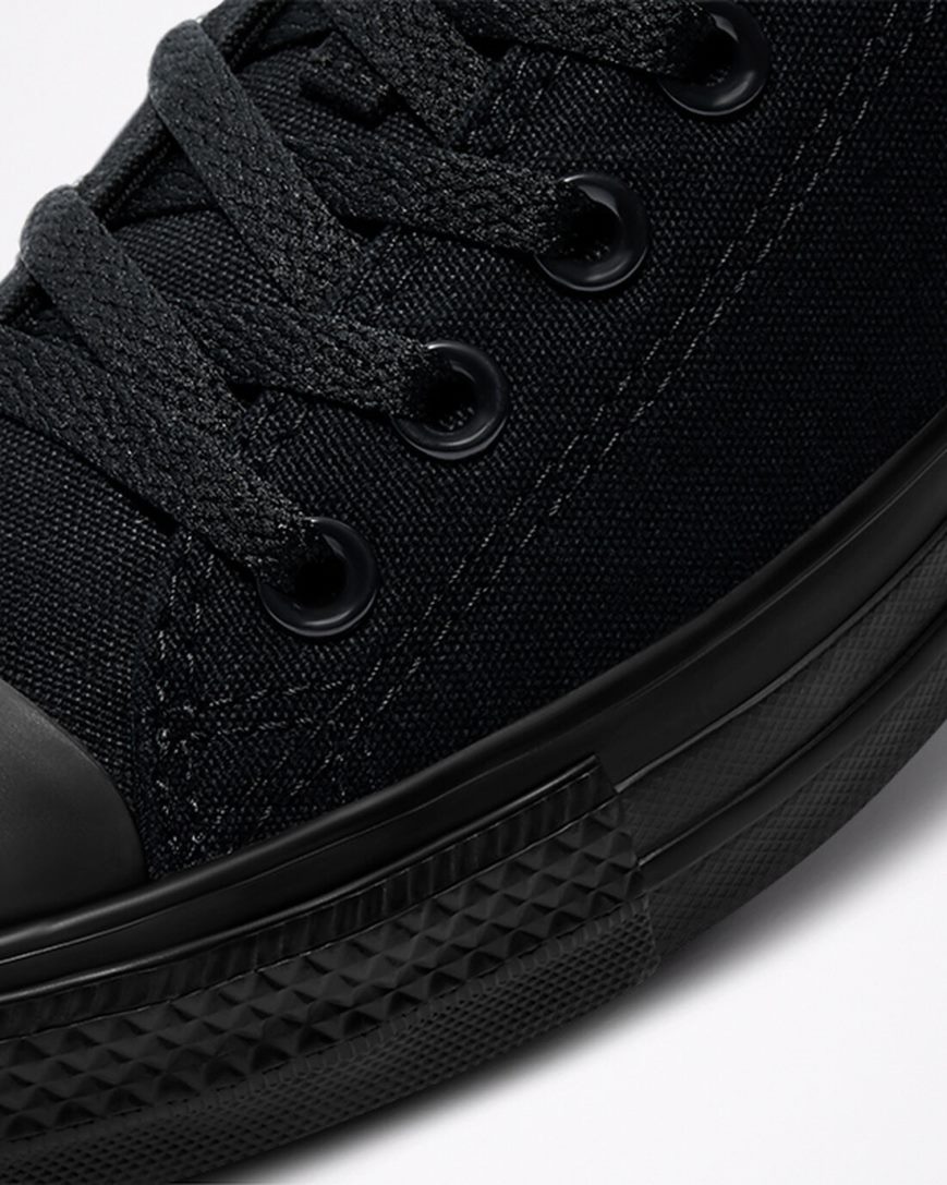 Converse Chuck Taylor All Star Classic Lave Sko Dame Svarte | 927BGNFVW