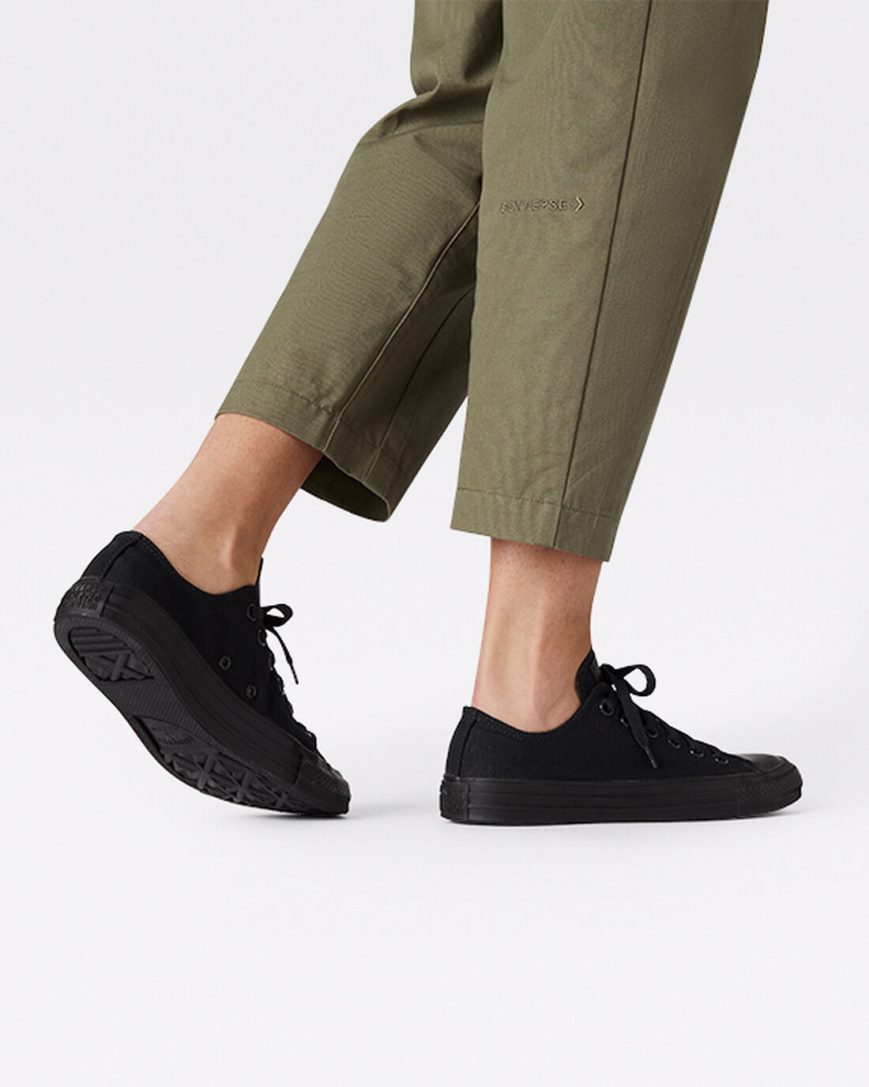 Converse Chuck Taylor All Star Classic Lave Sko Dame Svarte | 927BGNFVW