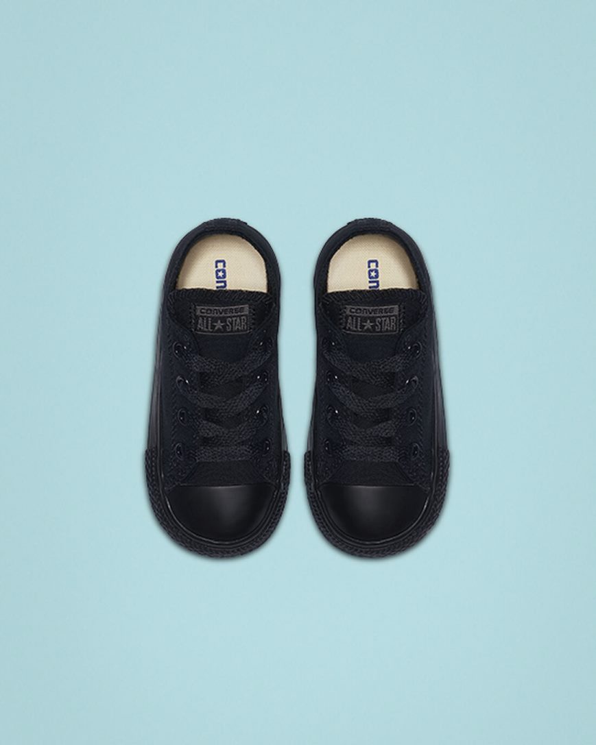 Converse Chuck Taylor All Star Classic Lave Sko Jente Svarte | 937YPETHN
