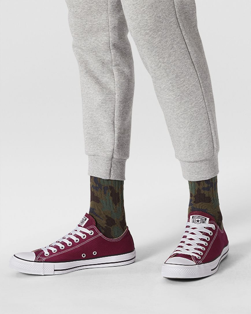 Converse Chuck Taylor All Star Classic Lave Sko Herre Burgunder | 965QGUDLN